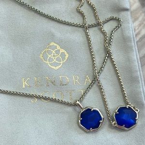 Kendra Scott Cobalt blue necklace & bracelet